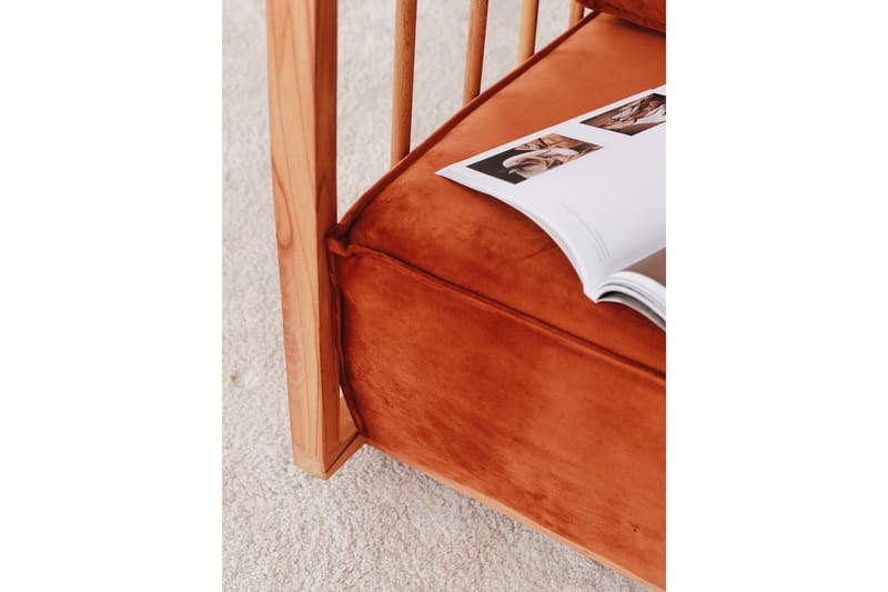 Sallanan Lænestol - Brun - Møbler - Stole & lænestole - Gyngestol