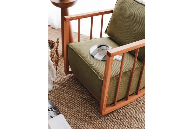 Sallanan Lænestol - Khaki - Møbler - Stole & lænestole - Gyngestol