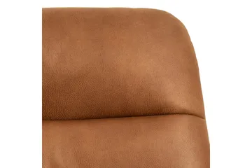 Sammo Loungestol - Brun - Møbler - Stole & lænestole - Lænestole - Læderstol