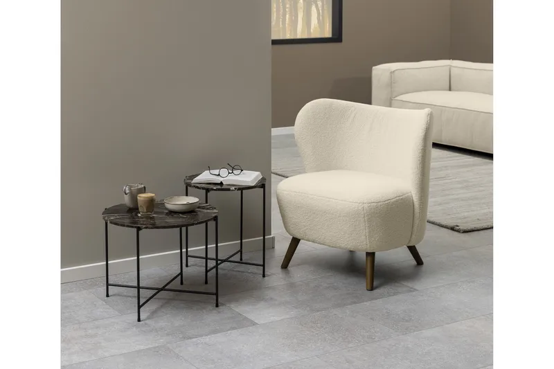 Sanu Loungestol - Beige - Møbler - Stole & lænestole - Lænestole - Lænestol uden armlæn