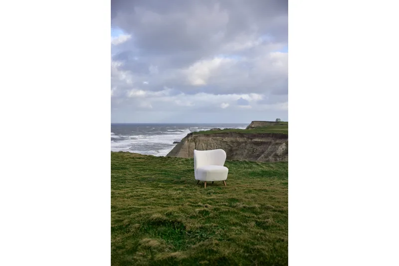 Sanu Loungestol - Beige - Møbler - Stole & lænestole - Lænestole - Lænestol uden armlæn