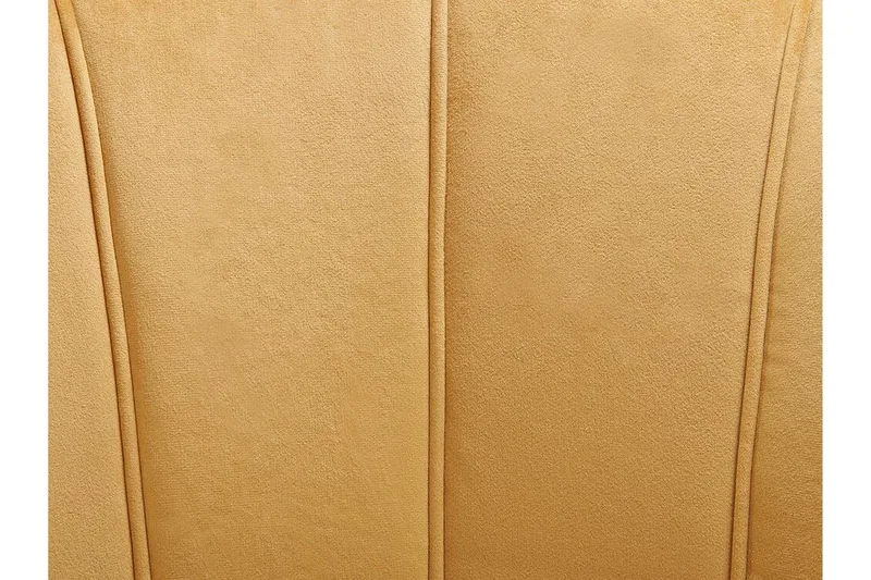 Sarannell Velourlænestol - Gul - Møbler - Stole & lænestole - Lænestole