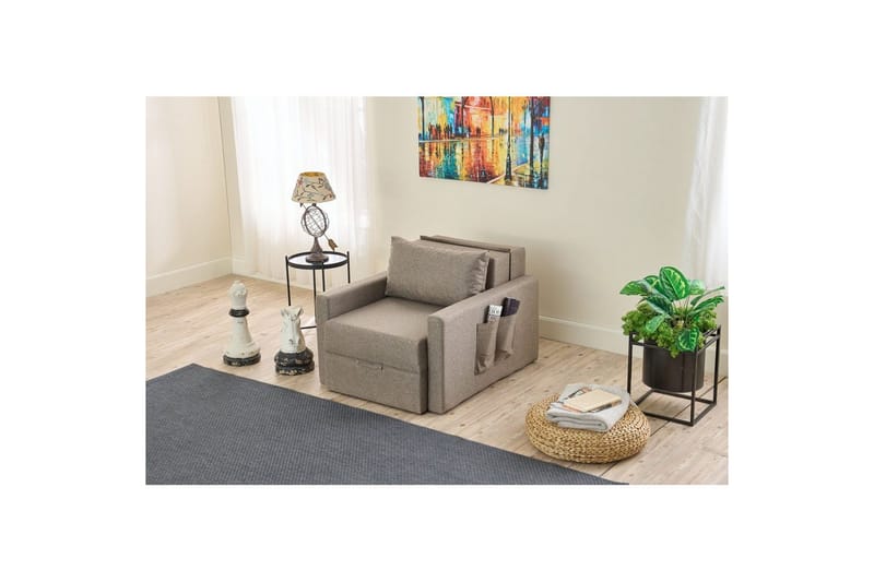 Savra Sovelænestol - Brun - Møbler - Sofaer - Sovesofaer