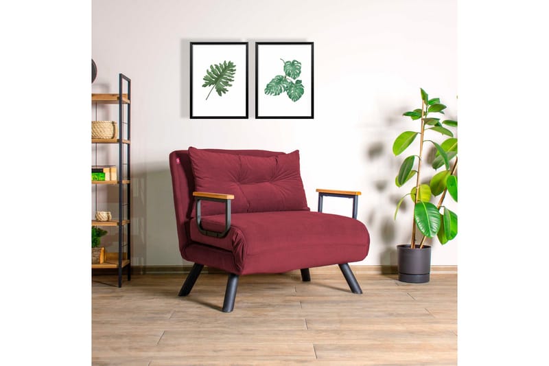 Alfredton Sovesofa 175x60 cm, Rød