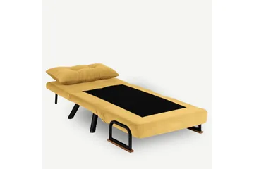 Alfredton Sovesofa 175x60 cm - Sennepsgul - Møbler - Stole & lænestole - Lænestole - Sengestol