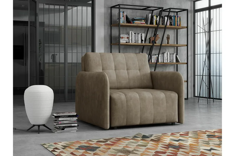 Denegal Bäddfåtölj Brown/Beige - Møbler - Stole & lænestole - Lænestole - Sengestol