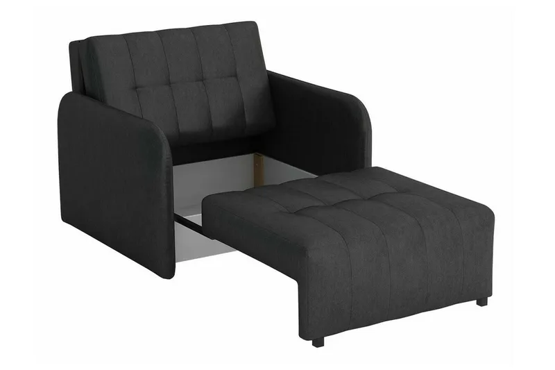 Denegal Bäddfåtölj Dark grey - Møbler - Stole & lænestole - Lænestole - Sengestol