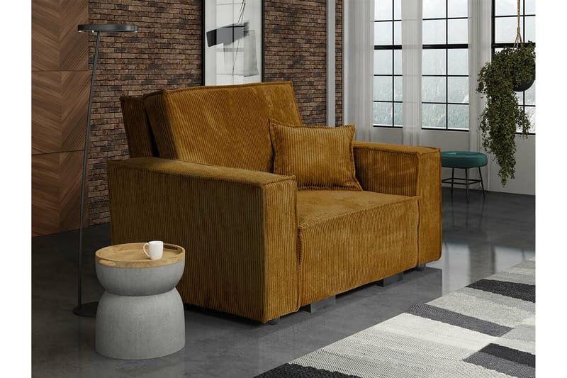 Denegal Bäddfåtölj Dark yellow - Møbler - Stole & lænestole - Lænestole - Sengestol