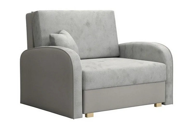 Denegal Bäddfåtölj Ljusgrå - Møbler - Stole & lænestole - Lænestole - Sengestol
