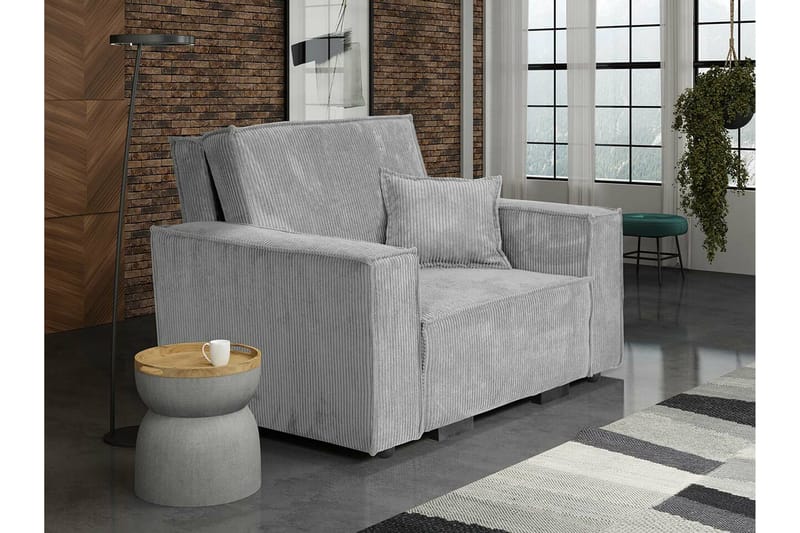 Denegal Bäddfåtölj NO_BRAND Light grey/Dark grey - Møbler - Stole & lænestole - Lænestole - Sengestol