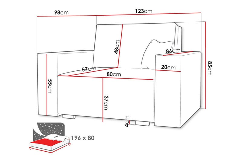 Denegal Bæddfåtölj - Møbler - Stole & lænestole - Lænestole - Sengestol