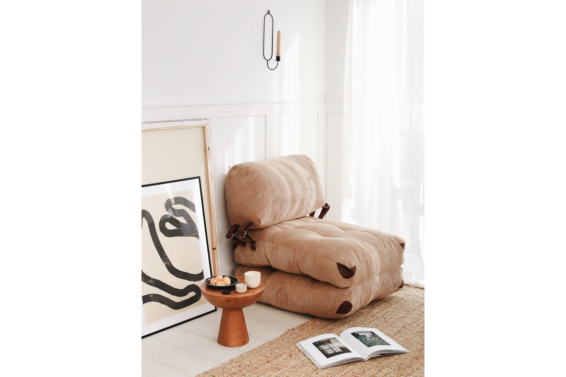 Fold Sovelænestol - Camel - Møbler - Stole & lænestole - Lænestole - Sengestol