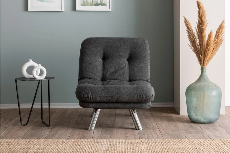 Kingaroy Sovelænestol - Mørkegrå - Møbler - Stole & lænestole - Lænestole - Sengestol