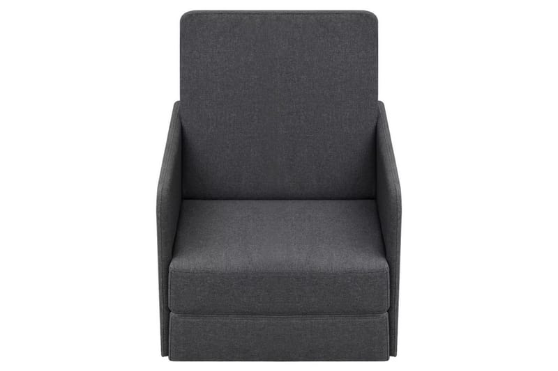 Konvertibel Sovestol Stof 59,5 X 72 X 72,5 Cm Mørkegrå - Grå - Møbler - Stole & lænestole - Lænestole - Sengestol