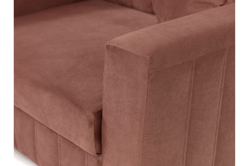 Upperud 1-personers Rektangulær Sovesofa med Opbevaring i Fløjl - Sort - Møbler - Stole & lænestole - Lænestole - Sengestol