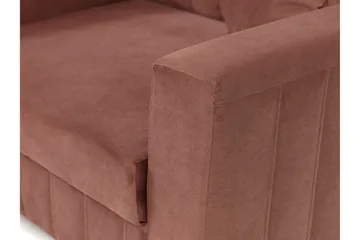 Upperud Sovelænestol - Velour/Sort - Møbler - Stole & lænestole - Lænestole - Sengestol