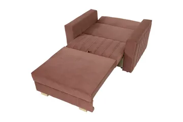 Upperud Sovelænestol - Velour/Sort - Møbler - Stole & lænestole - Lænestole - Sengestol
