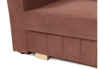Upperud Sovelænestol - Velour/Sort - Møbler - Stole & lænestole - Lænestole - Sengestol