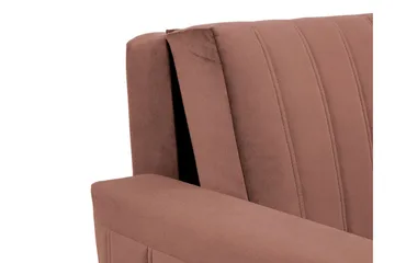 Upperud Sovelænestol - Velour/Sort - Møbler - Stole & lænestole - Lænestole - Sengestol