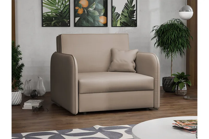 Viva Sovestol - Beige - Møbler - Stole & lænestole - Lænestole - Sengestol