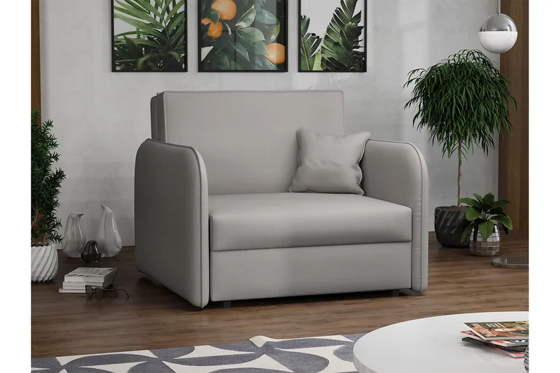 Viva Sovestol - Grå - Møbler - Stole & lænestole - Lænestole - Sengestol