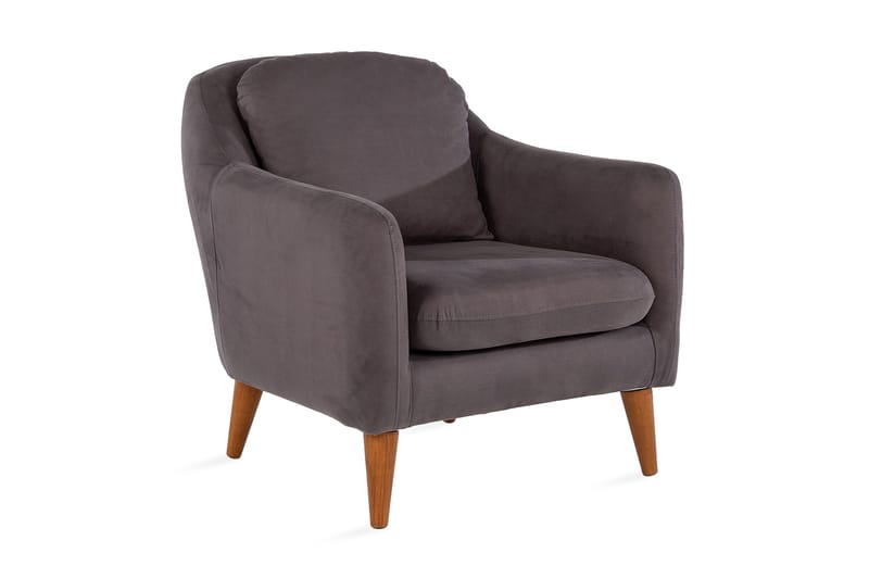 Sheku lænestol med armlæn, Grå