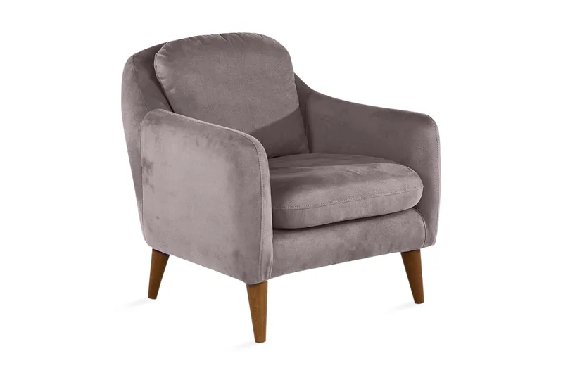 Sheku lænestol med armlæn, Grå