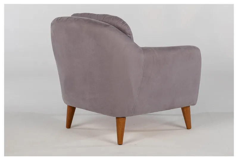 Sheku lænestol med armlæn - Grå - Møbler - Stole & lænestole - Lænestole