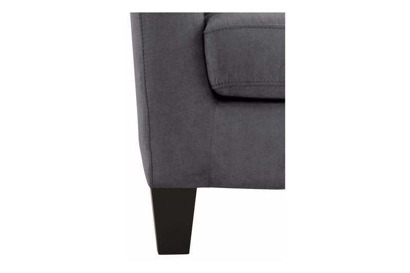 Silfa lænestol Microfiber - Grå - Møbler - Stole & lænestole - Lænestole - Øreklapstol