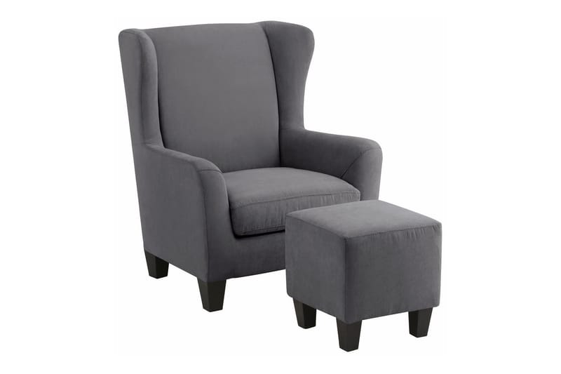 Silfa lænestol Microfiber, Grå