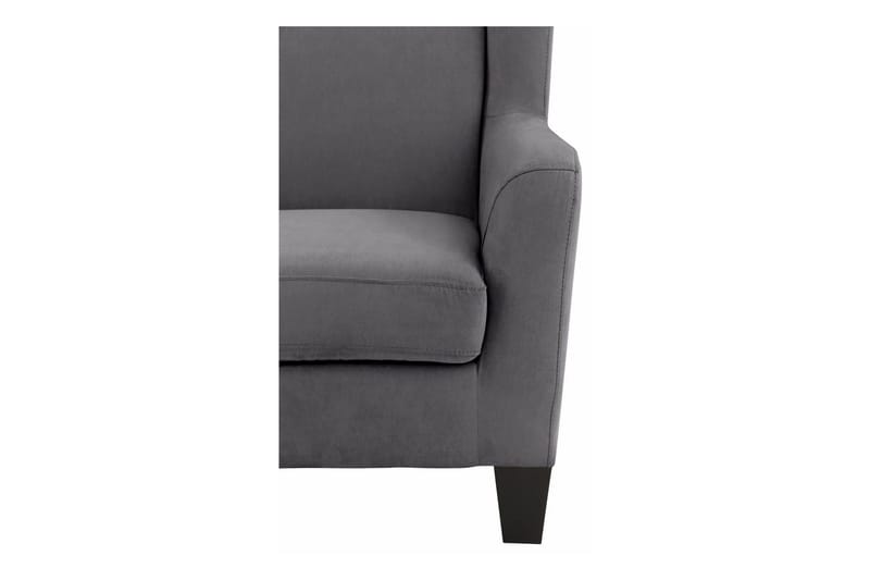 Silfa lænestol Microfiber - Grå - Møbler - Stole & lænestole - Lænestole - Øreklapstol