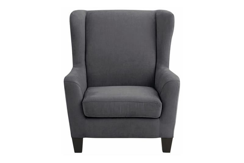 Silfa lænestol Microfiber - Grå - Møbler - Stole & lænestole - Lænestole - Øreklapstol