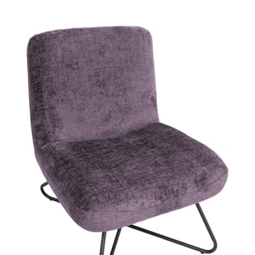 Slipperstol HOME4YOU Farica Bordeaux - Bordeaux - Møbler - Stole & lænestole - Lænestole - Lænestol uden armlæn