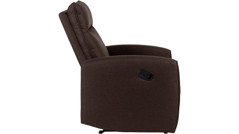 Solvane reclinerlænestol i stof - Chokoladebrun - Møbler - Stole & lænestole - Lænestole - Recliner lænestol