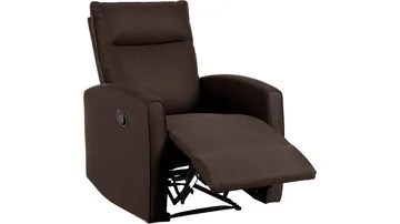 Solvane reclinerlænestol i stof - Chokoladebrun - Møbler - Stole & lænestole - Lænestole - Recliner lænestol