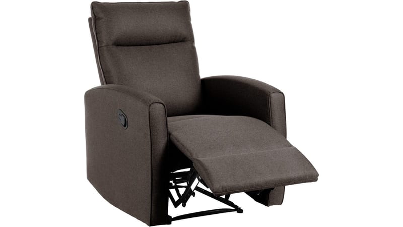 Solvane reclinerlænestol i stof - Gråbrun - Møbler - Stole & lænestole - Lænestole - Recliner lænestol