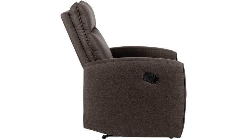 Solvane reclinerlænestol i stof - Gråbrun - Møbler - Stole & lænestole - Lænestole - Recliner lænestol