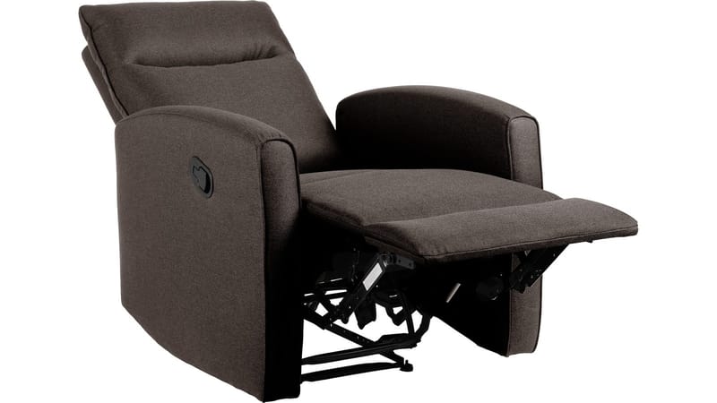 Solvane reclinerlænestol i stof - Gråbrun - Møbler - Stole & lænestole - Lænestole - Recliner lænestol