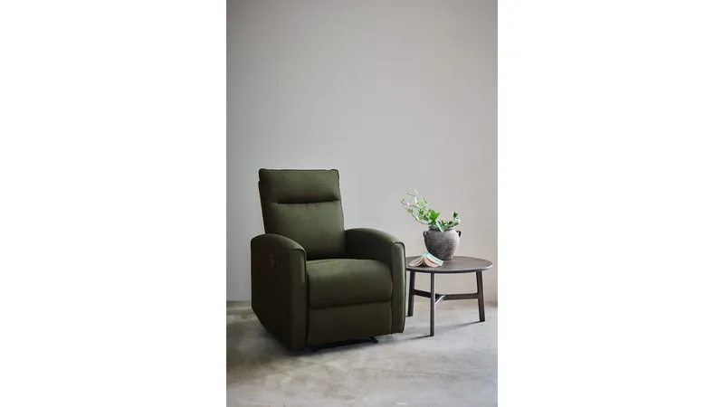 Solvane reclinerlænestol i stof - Grøn - Møbler - Stole & lænestole - Lænestole - Recliner lænestol