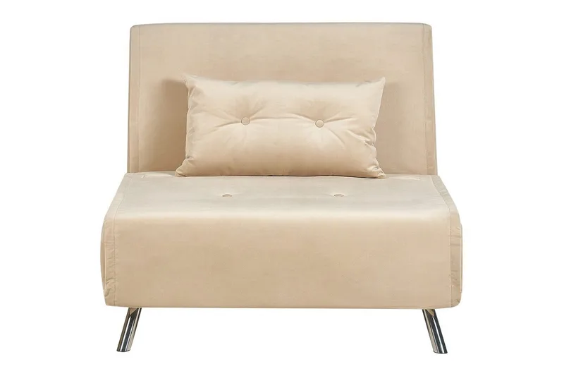 Sovesofa Farris, Beige, sølv