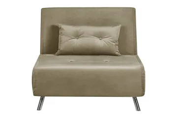 Sovesofa Farris - Grøn/sølv - Møbler - Stole & lænestole - Lænestole - Sengestol