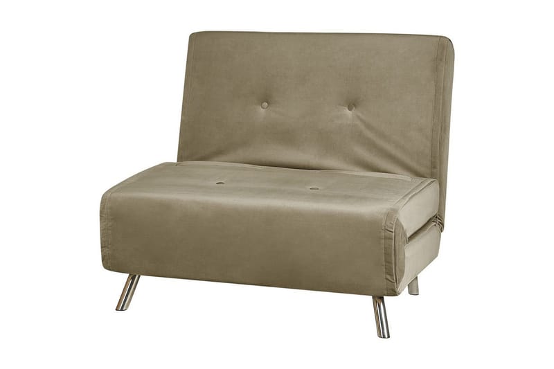 Sovesofa Farris - Grøn/sølv - Møbler - Stole & lænestole - Lænestole - Sengestol