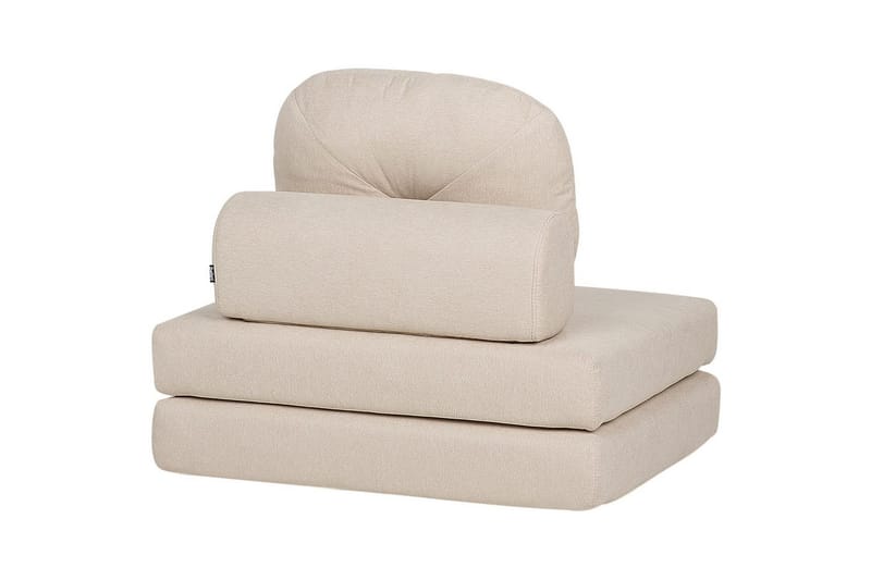 Sovesofa Olden - Beige/polyester, 81x182 cm - Møbler - Stole & lænestole - Lænestole - Sengestol