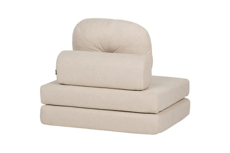 Sovesofa Olden - Beige/polyester, 81x182 cm - Møbler - Stole & lænestole - Lænestole - Sengestol