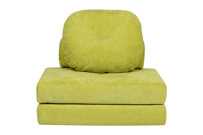 Sovesofa Olden - Lysegrøn/Fløjl, 81x182 cm - Møbler - Stole & lænestole - Lænestole - Sengestol