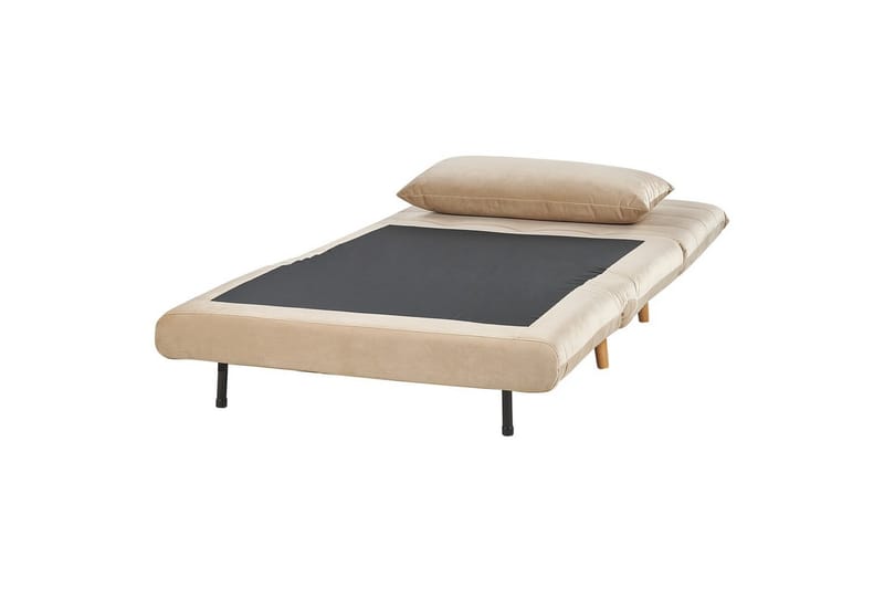 Sovesofa Setten - Beige, lyst træ - Møbler - Stole & lænestole - Lænestole - Sengestol