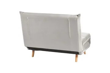 Sovesofa Setten - Grå, lyst træ - Møbler - Stole & lænestole - Lænestole - Sengestol