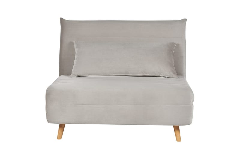 Sovesofa Setten - Grå, lyst træ - Møbler - Stole & lænestole - Lænestole - Sengestol