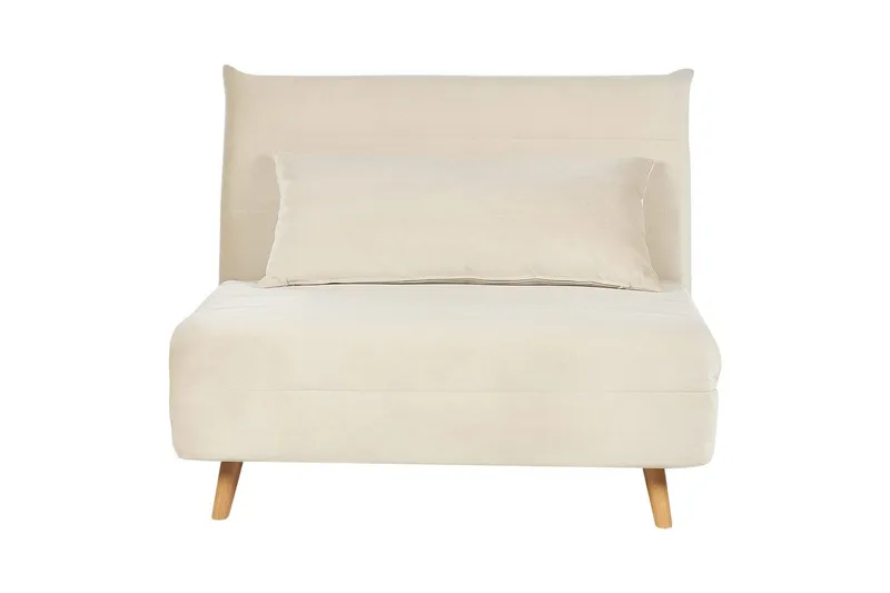 Sovesofa Setten - Hvid, lyst træ - Møbler - Stole & lænestole - Lænestole - Sengestol