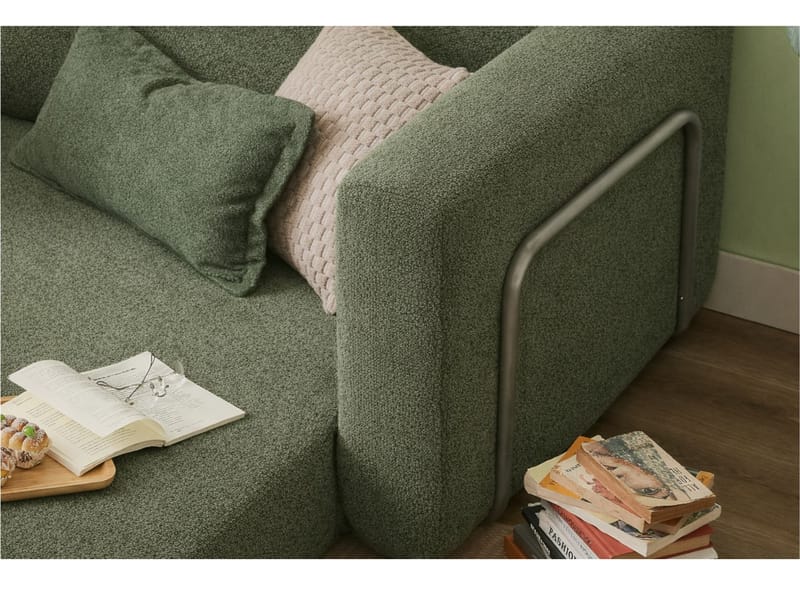 Sovesofa til 1 person Atelier Del Sofa Wello Single (80 x 70 cm) Grøn - Møbler - Stole & lænestole - Lænestole - Sengestol